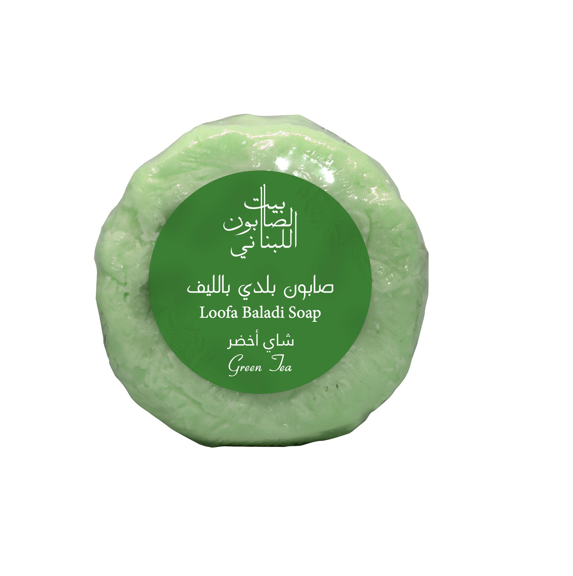 صابون لوفة بلدي بالشاي الأخضر