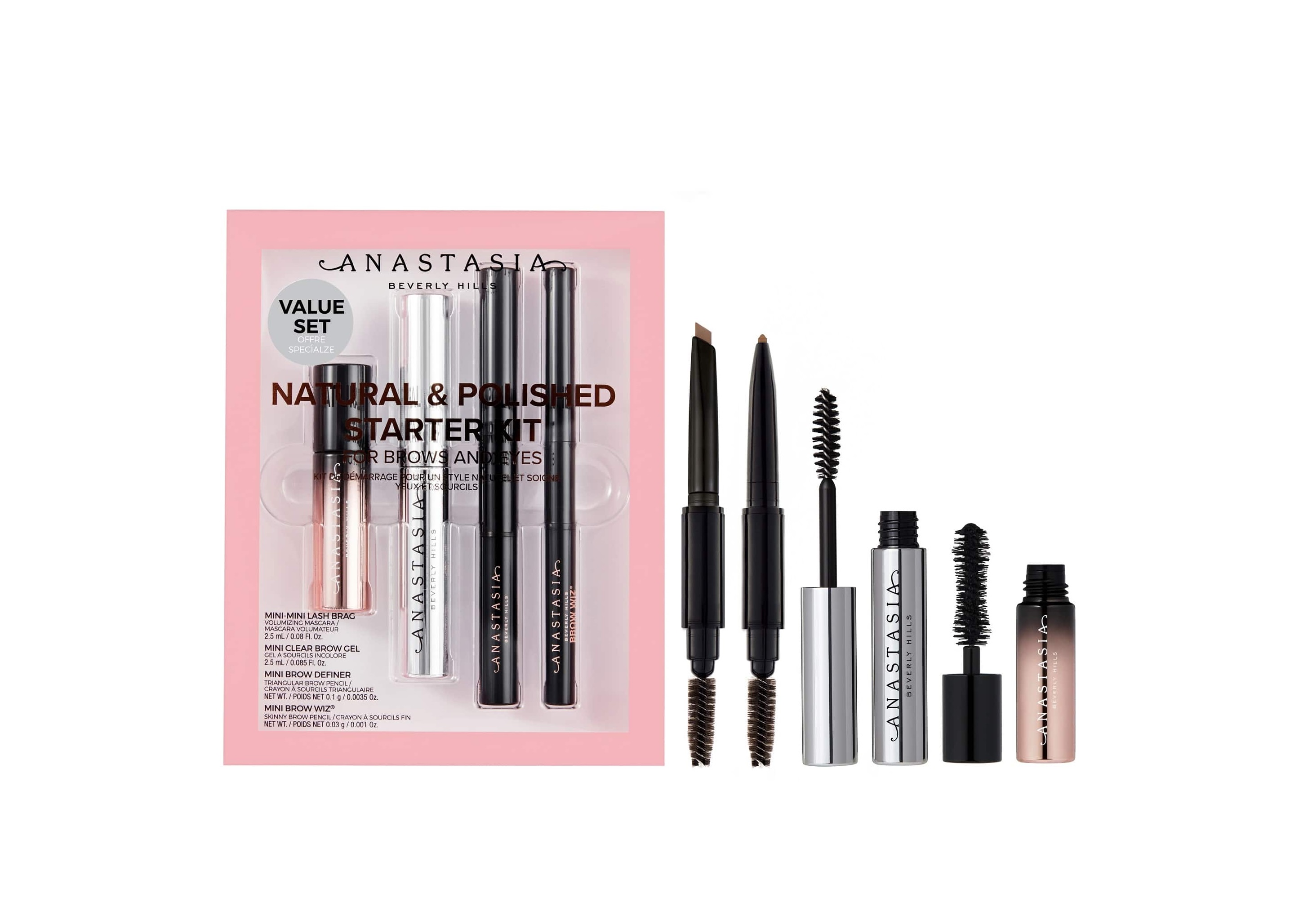 Natural + Polished Starter Kit-Soft Brown