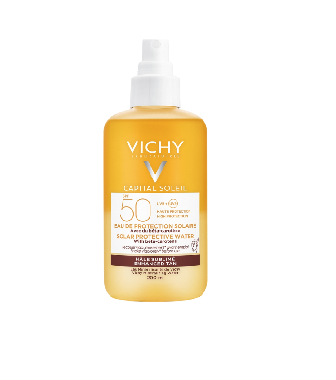 Vichy Capital Soleil Solar Protective Water Enhanced Tan SPF50+ 200ml