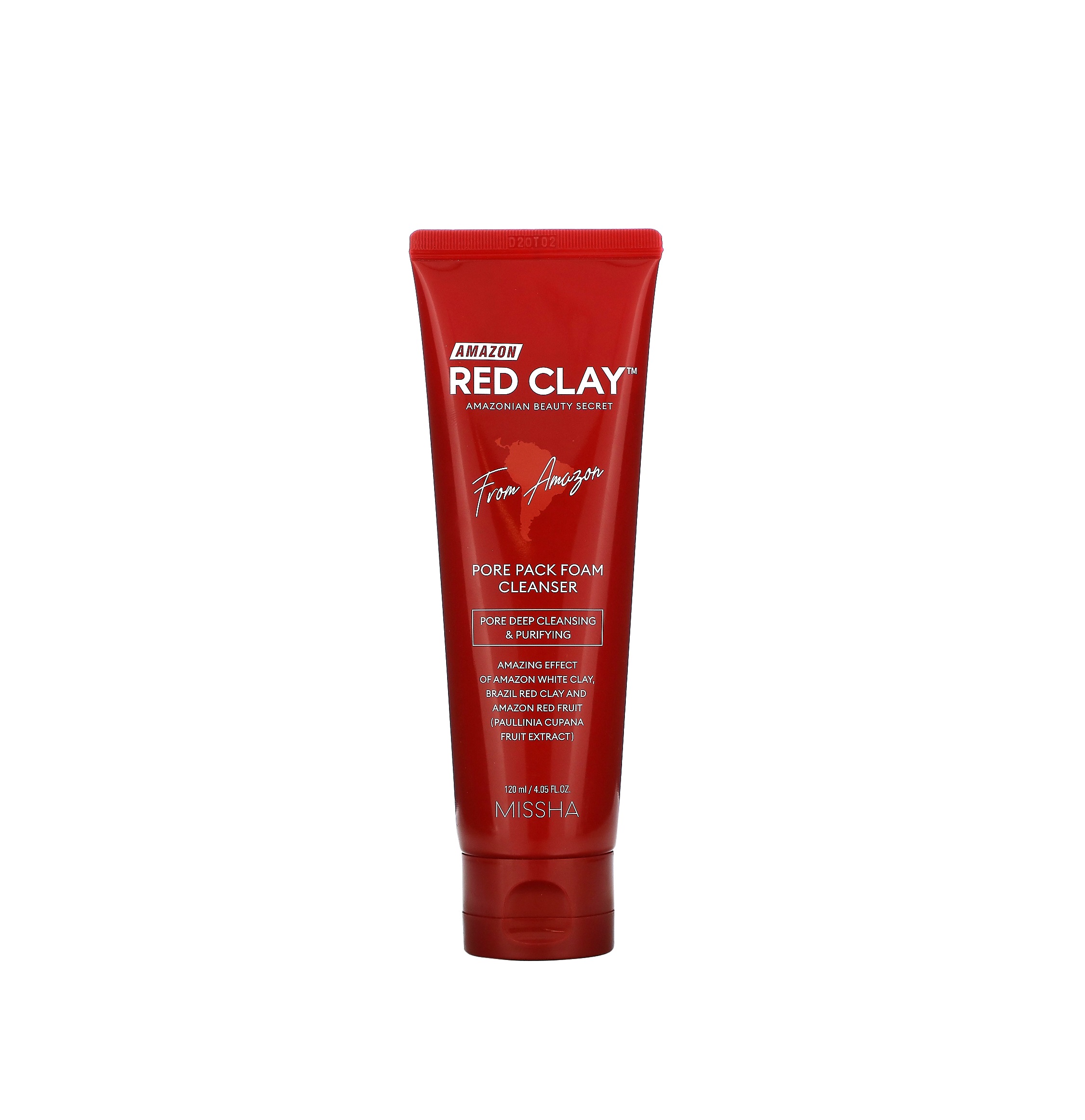 MISSHA AMAZON_RED_CLAY™_PORE_PACK_FOAM_CLEANSER