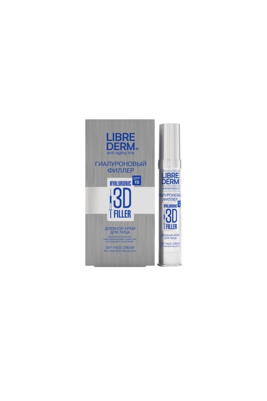 کرێمی دەموچاوی ڕۆژی پڕکەرەوەی سێ ڕەهەندی هیالۆرۆنیکی SPF 15