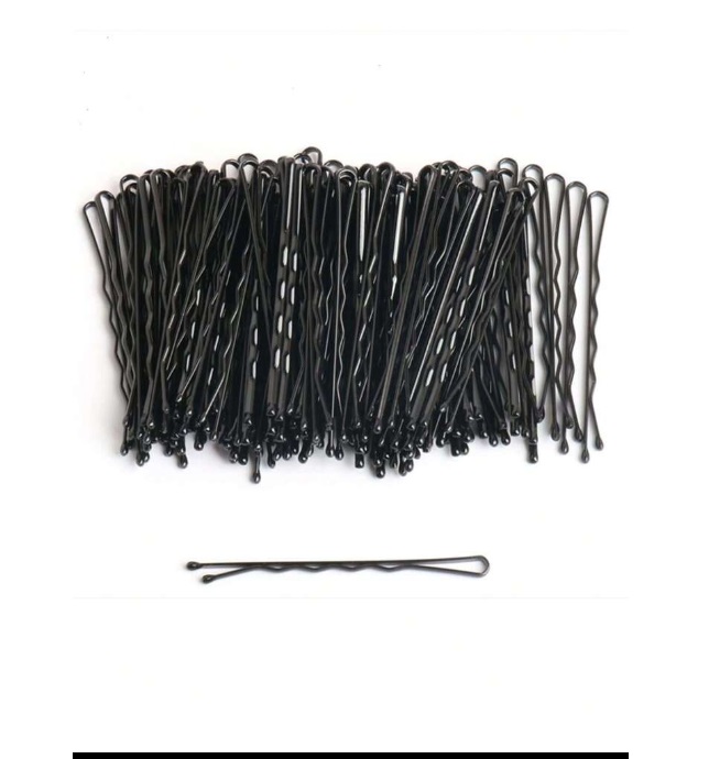 Women's Black Simple Solid Color Hair Clips